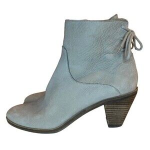 Lucky Brand Jalie Booties • Leather Heelside Lace Up Round Toe Tan Size 6.5M